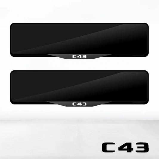 Mercedes C43 Luxury Signature Plate Holders