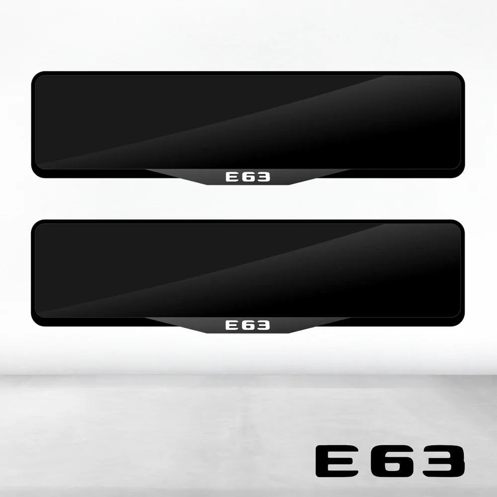 Mercedes E63 Luxury Signature Plate Holders