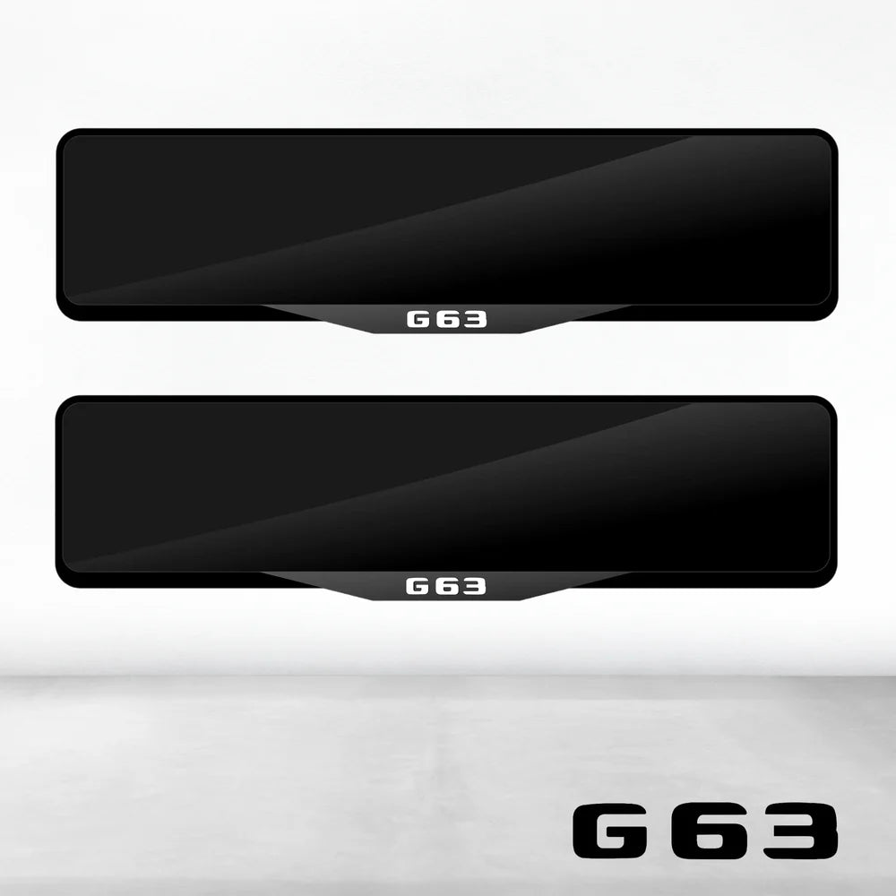 Mercedes G63 Luxury Signature Plate Holders
