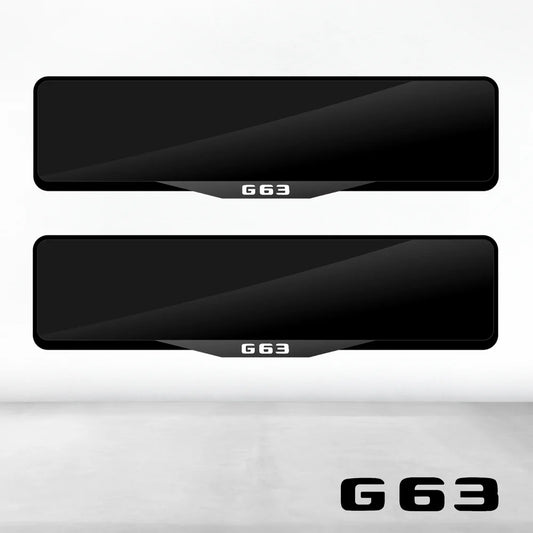 Mercedes G63 Luxury Signature Plate Holders