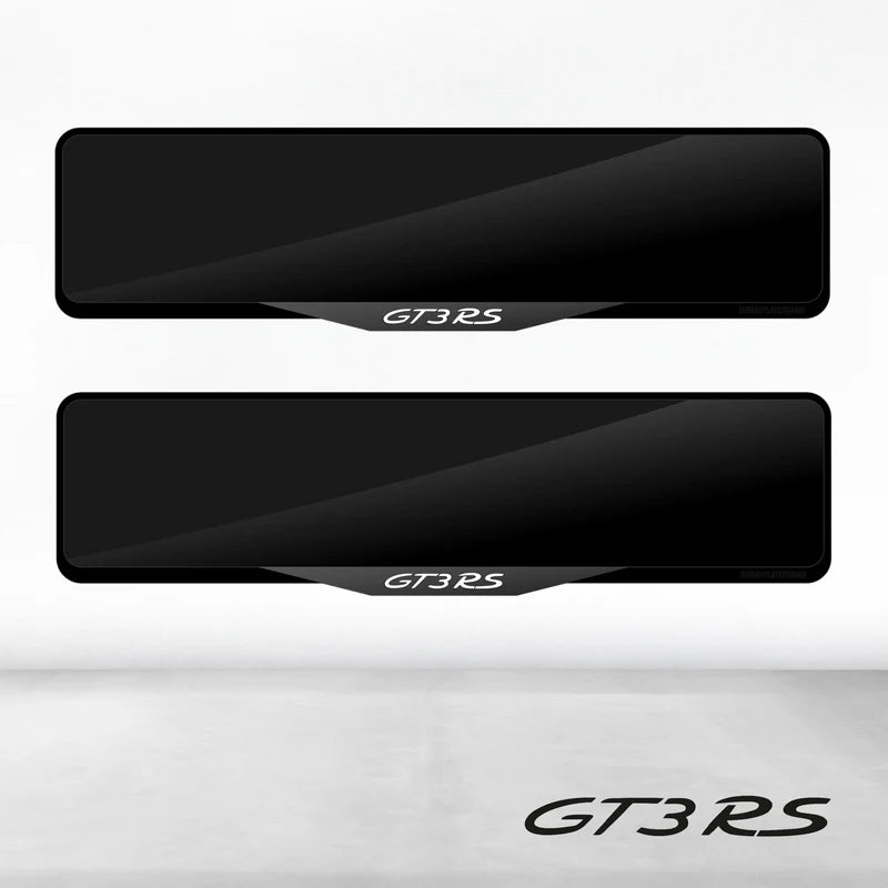 Porsche GT3 RS Luxury Signature Plate Holders