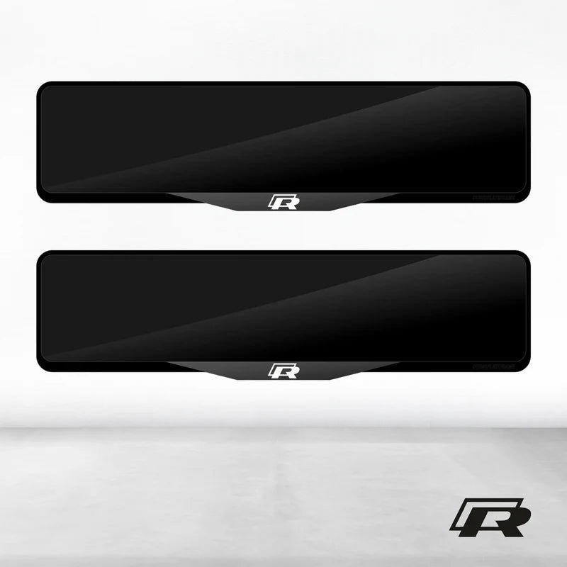 Volkswagen R Luxury Signature Plate Holders