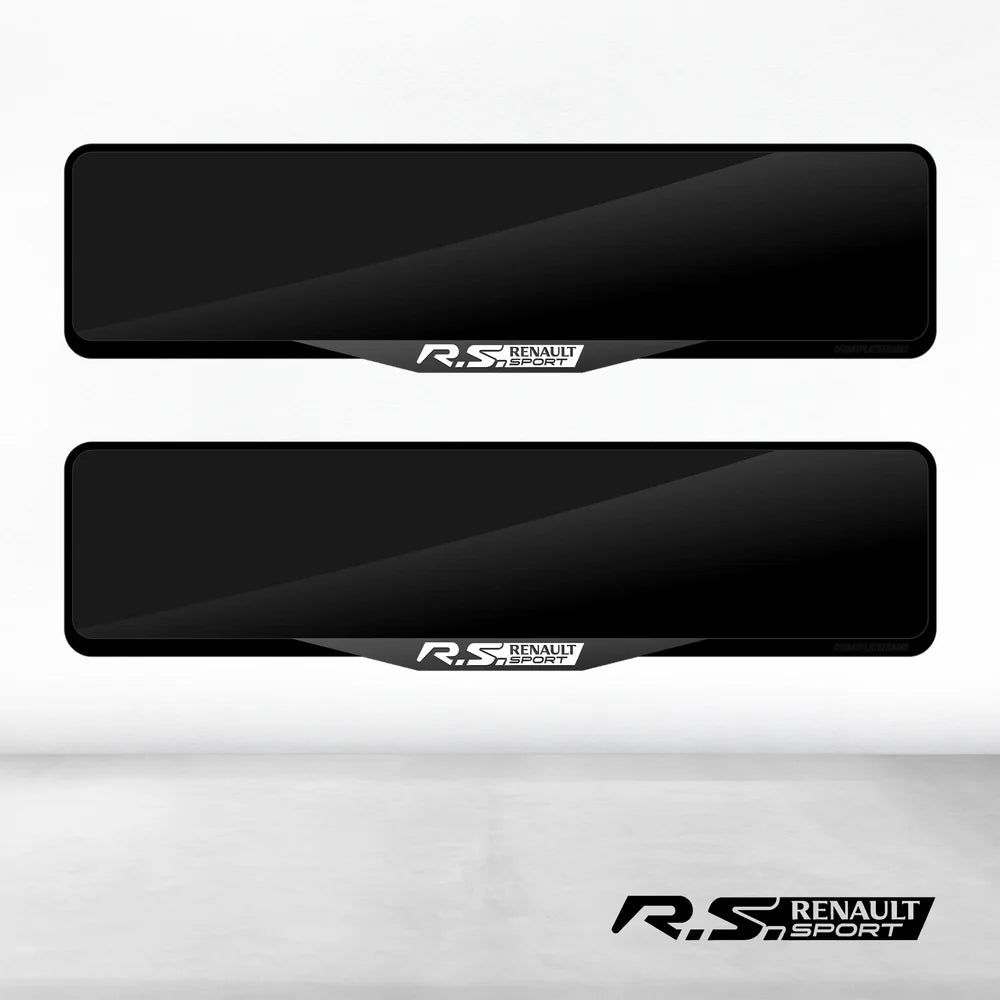 Renault R.S. SPORT Luxury Signature Plate Holders