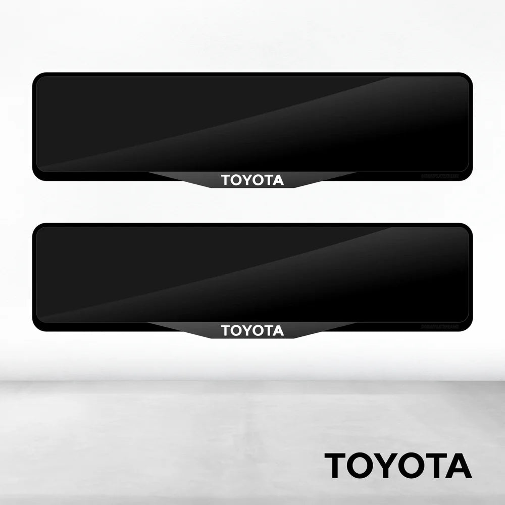TOYOTA Luxury Signature Plate Holders