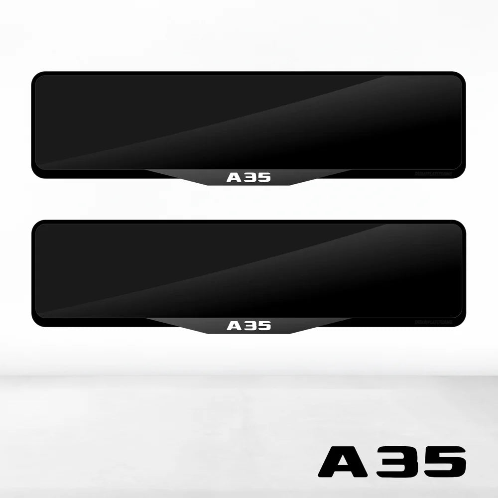 Mercedes A35 Luxury Signature Plate Holders