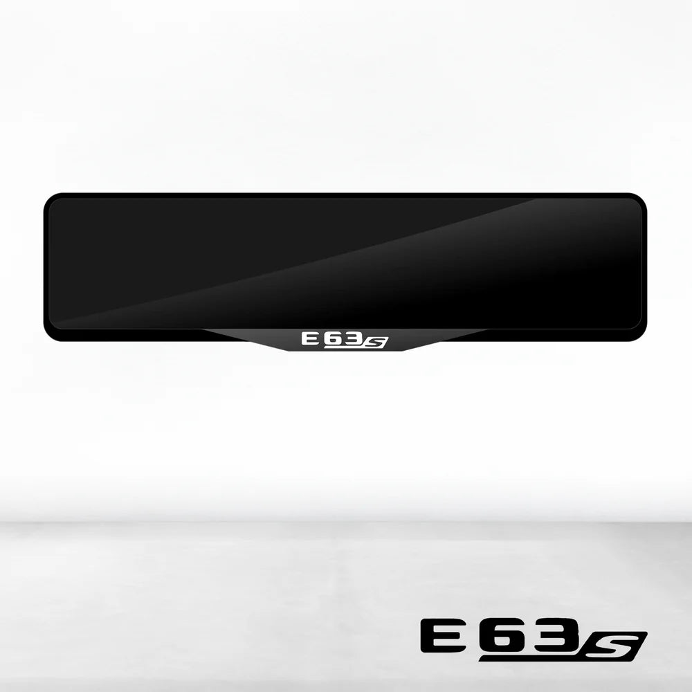 Mercedes E63s Luxury Signature Plate Holders