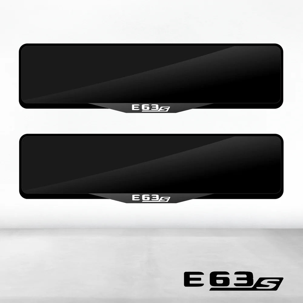 Mercedes E63s Luxury Signature Plate Holders
