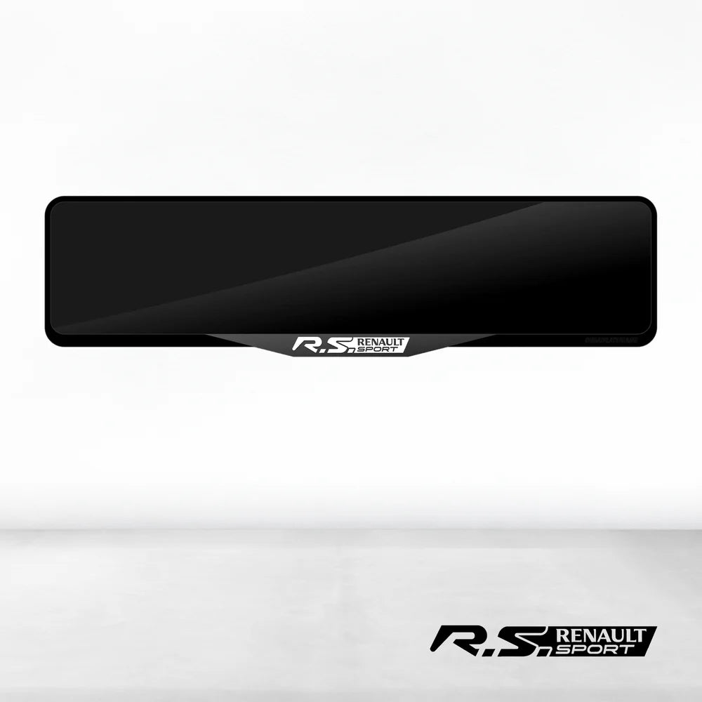 Renault R.S. SPORT Luxury Signature Plate Holders