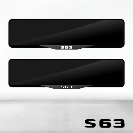 Mercedes S63 Luxury Signature Plate Holders