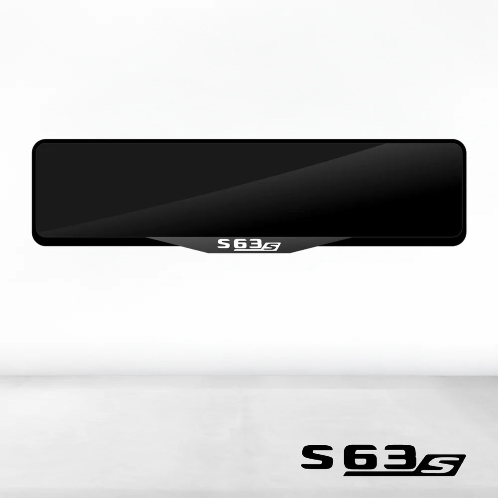 Mercedes S63s Luxury Signature Plate Holders