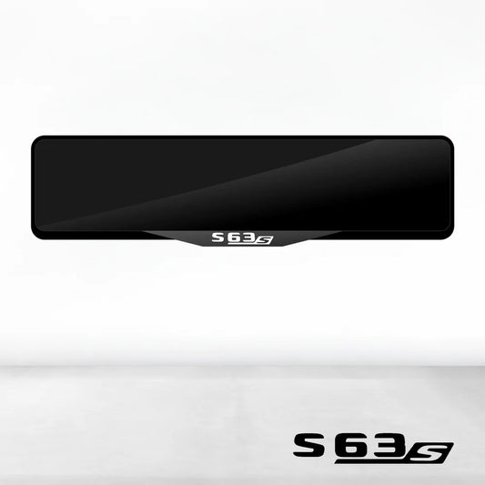 Mercedes S63s Luxury Signature Plate Holders