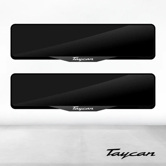 Porsche Taycan Luxury Signature Plate Holders