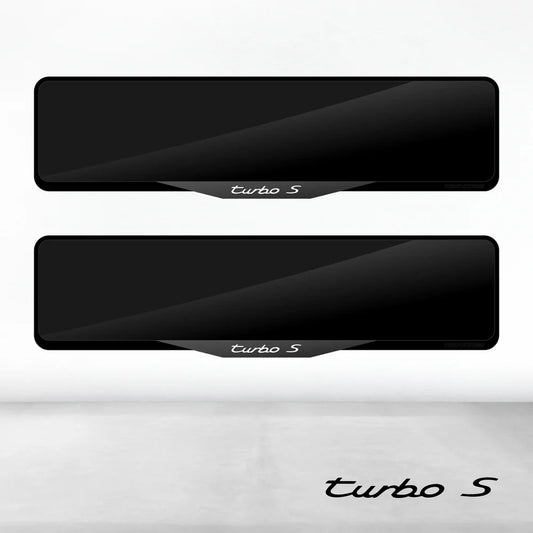 Porsche Turbo S Luxury Signature Plate Holders